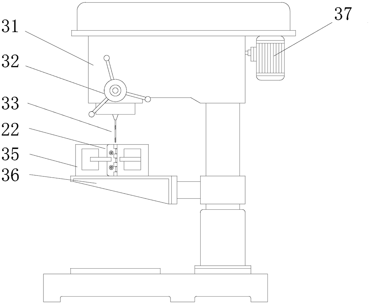 Double-head drilling machine