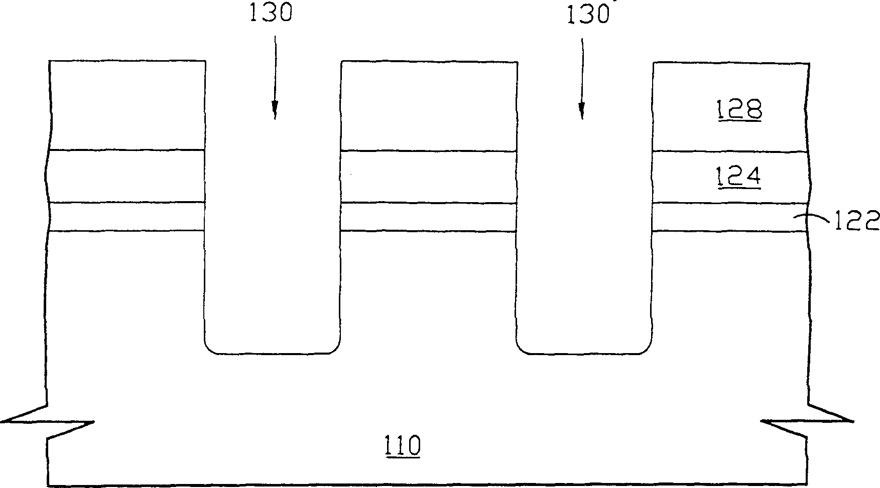 Method for eliminating stress and damage while forming isolation component