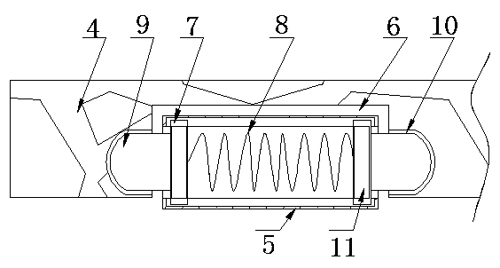 Mounting base for new energy automobile motor