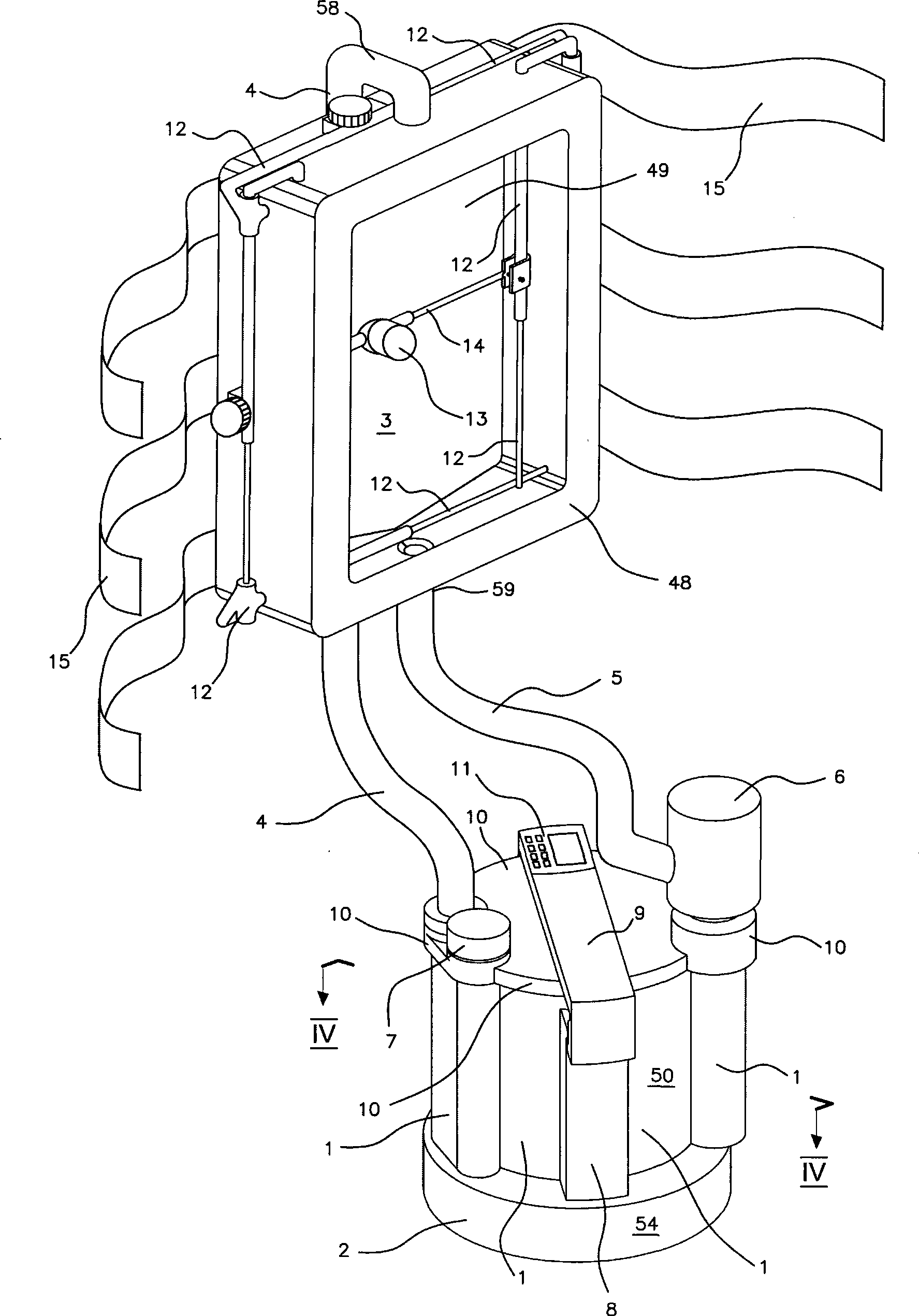 Fumigating machine