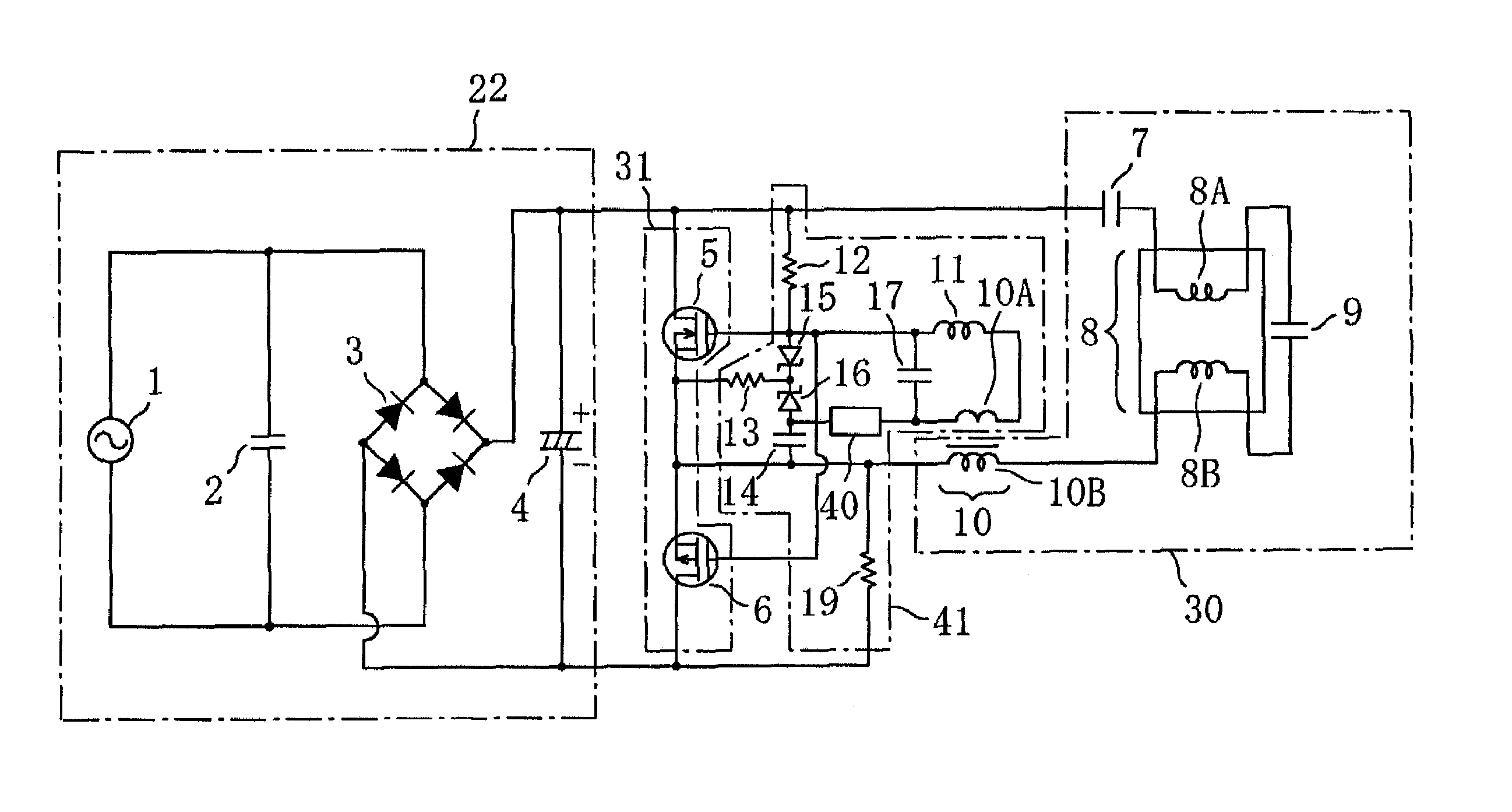 Discharge lamp operating apparatus and self-ballasted electrodeless discharge lamp