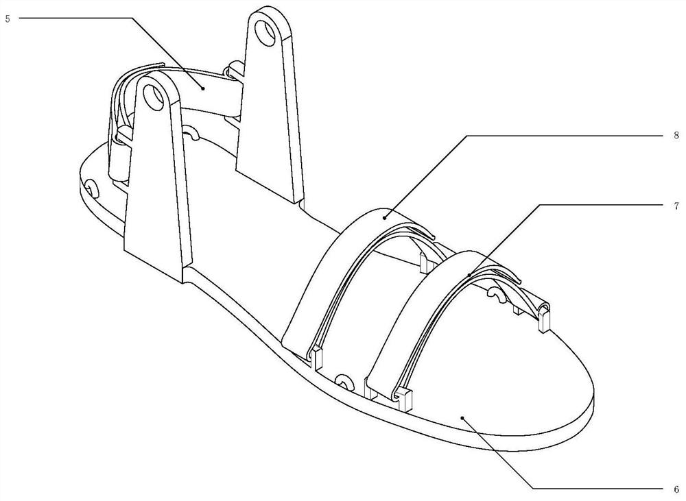 A wearable power-assisted device based on twisted-pair wire-driven stretchable flexible ankle joint