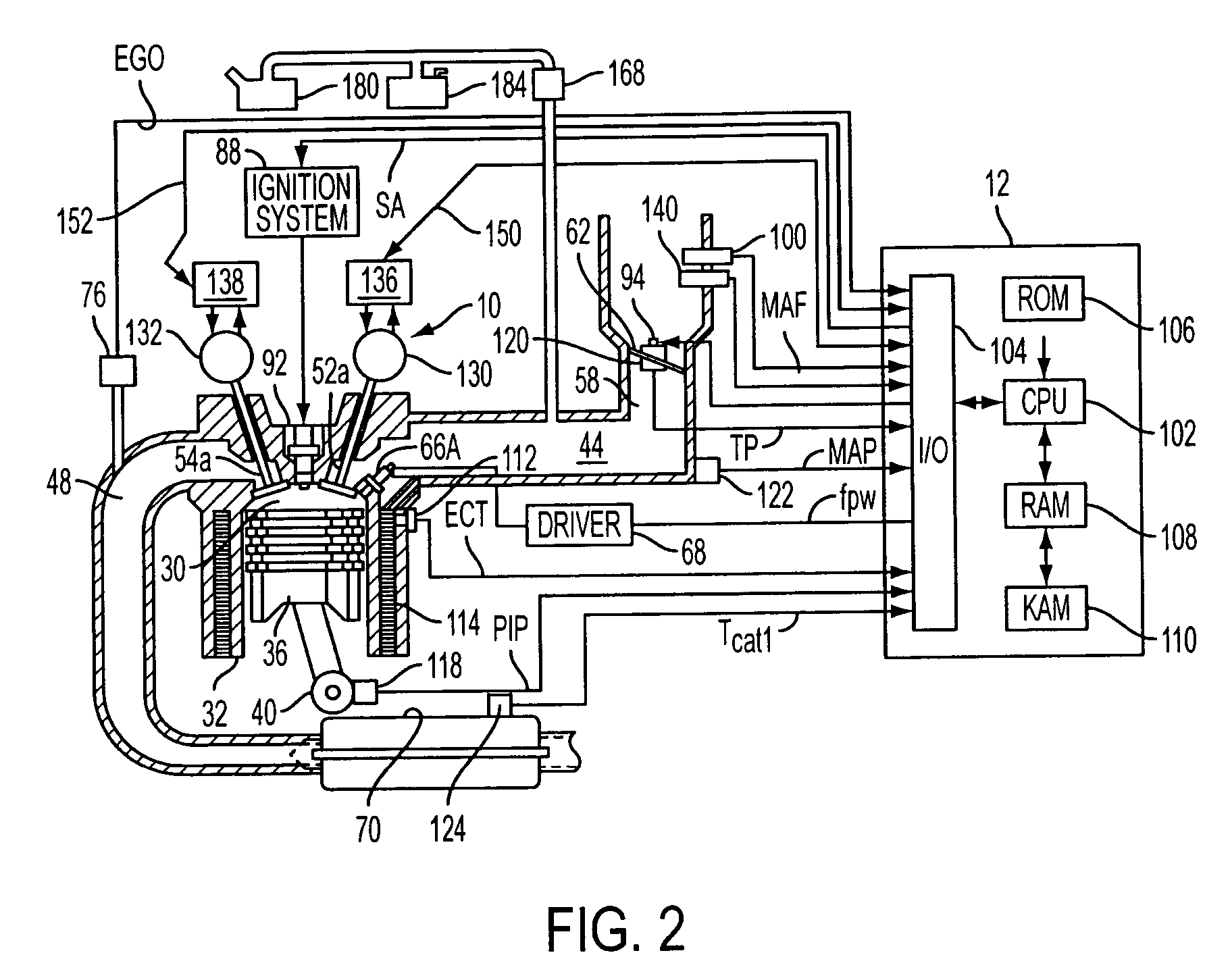 Hybrid vehicle system having engine with variable valve operation