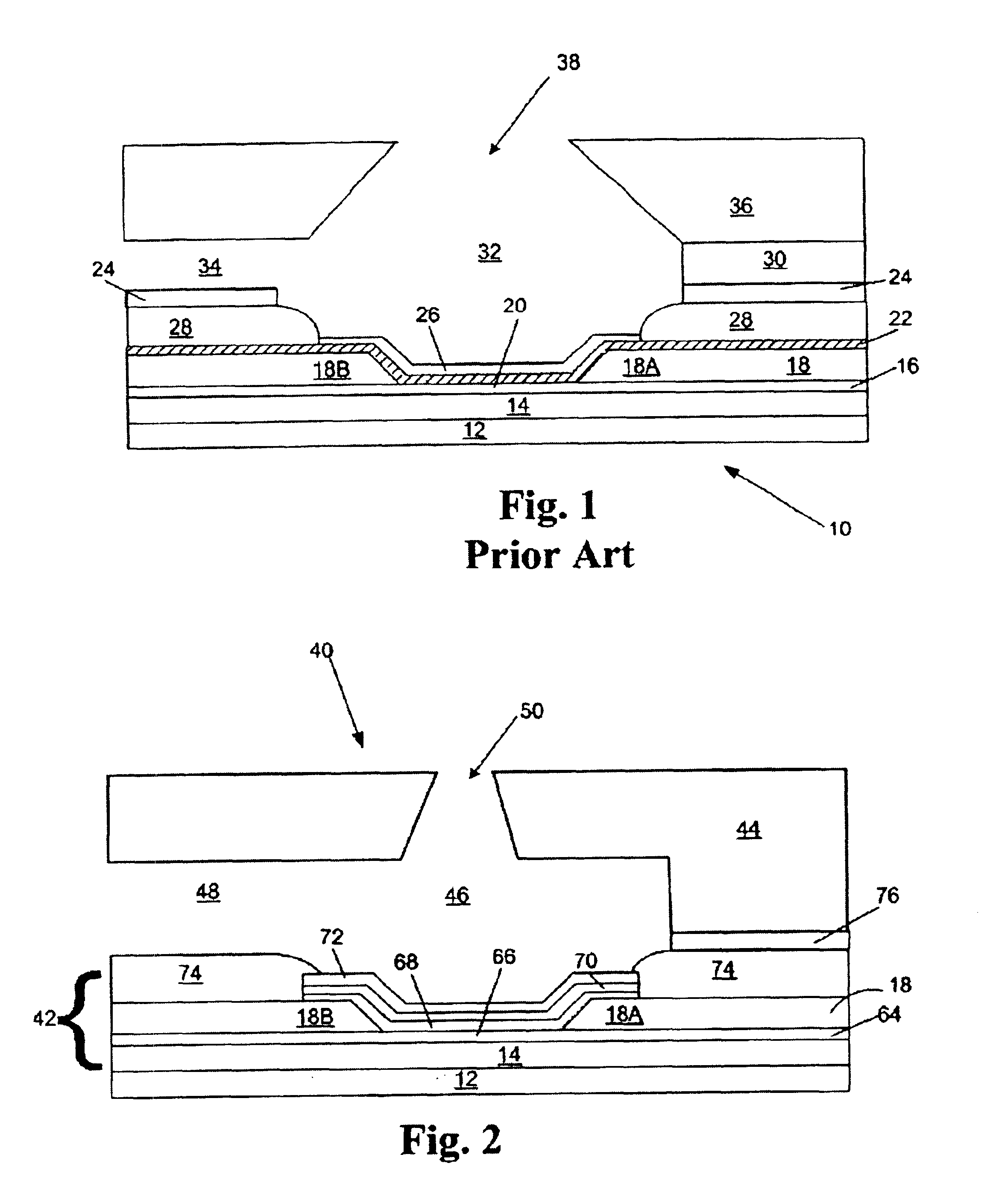 Thin film ink jet printhead adhesion enhancement