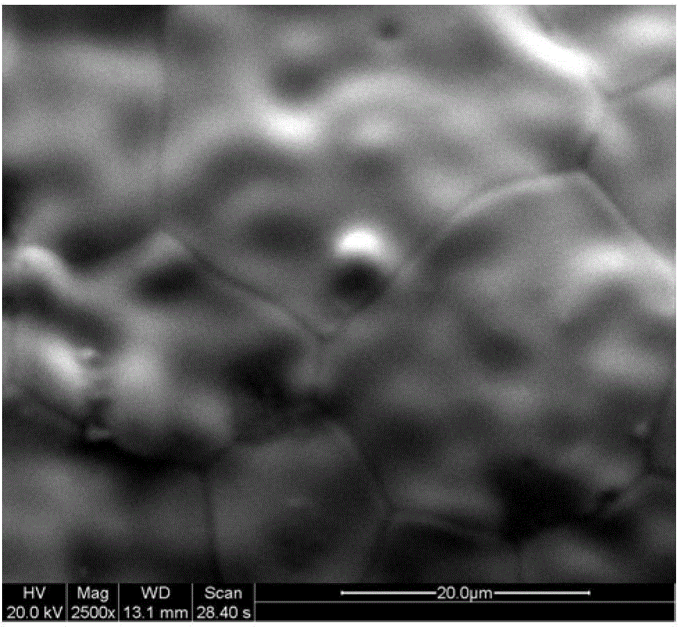 Method for preparing tubular asymmetrical mixed conductor compact film