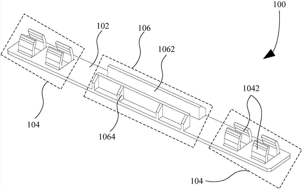 Wiring clamp structure, battery component and electric vehicle