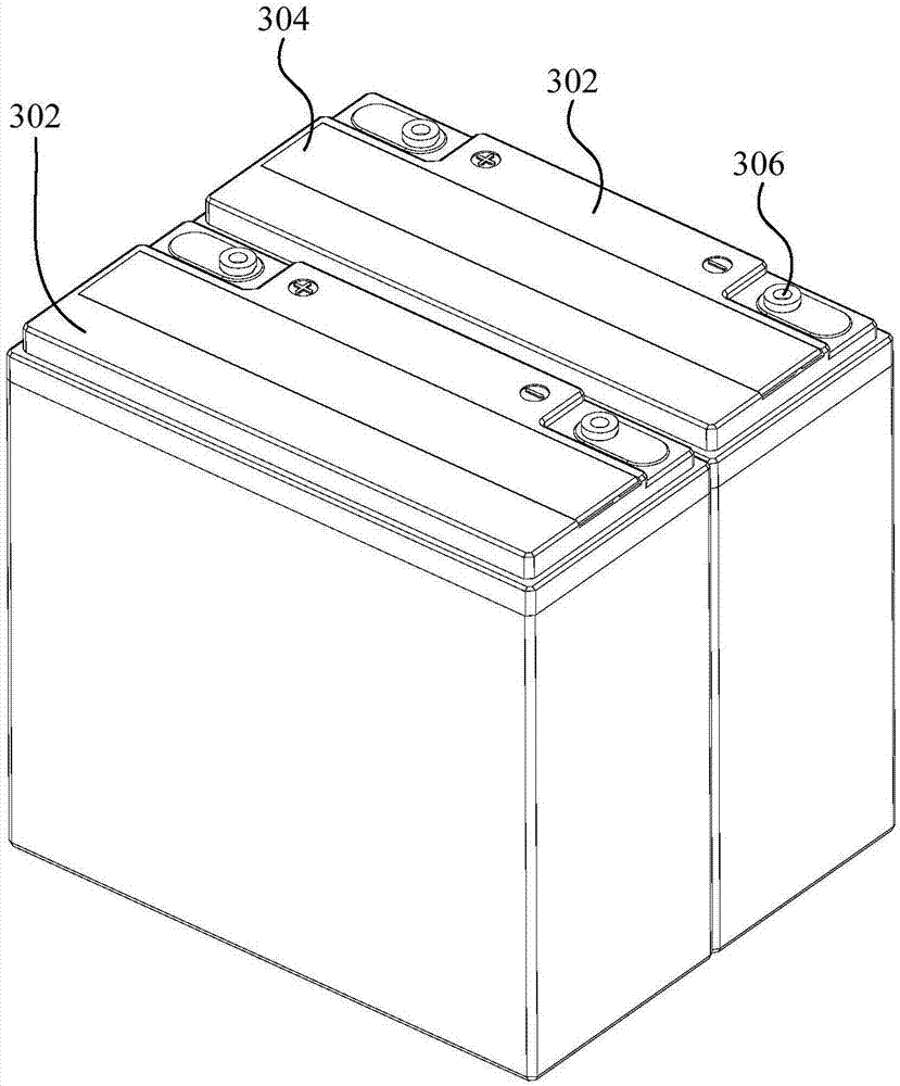 Wiring clamp structure, battery component and electric vehicle