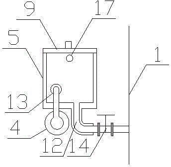 Combustion device having automatic phosphorus-adding function