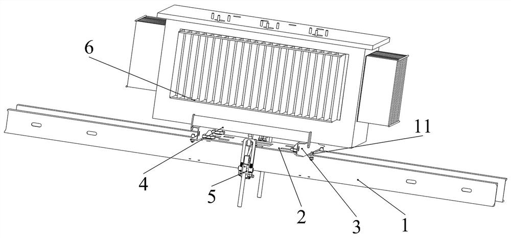 Transformer Mounting Bracket and Transformer Mounting Structure on Pole