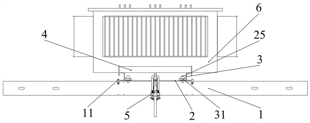 Transformer Mounting Bracket and Transformer Mounting Structure on Pole