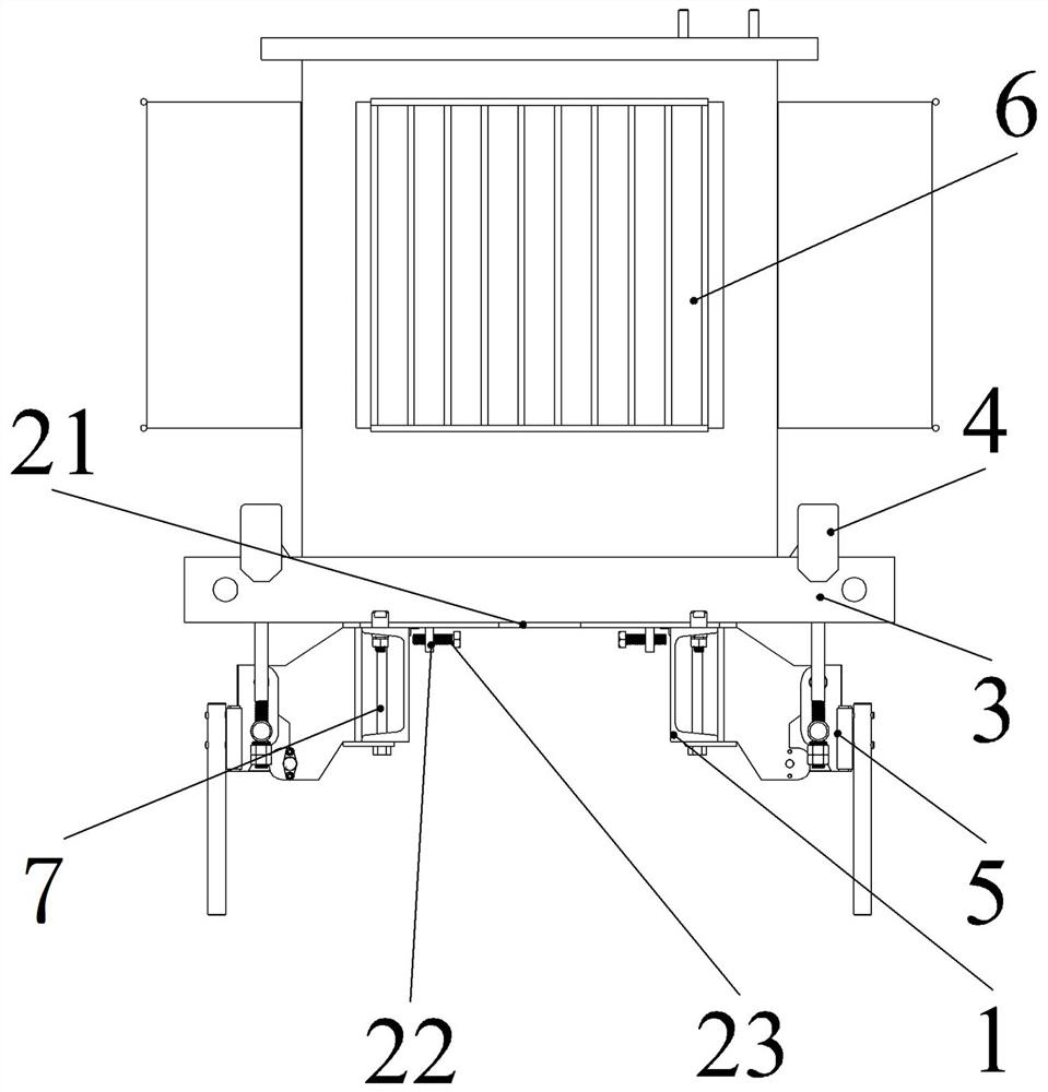 Transformer Mounting Bracket and Transformer Mounting Structure on Pole