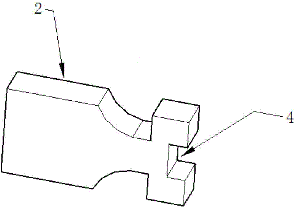 Test device suitable for uniaxial tensile test on viscous-elastic material