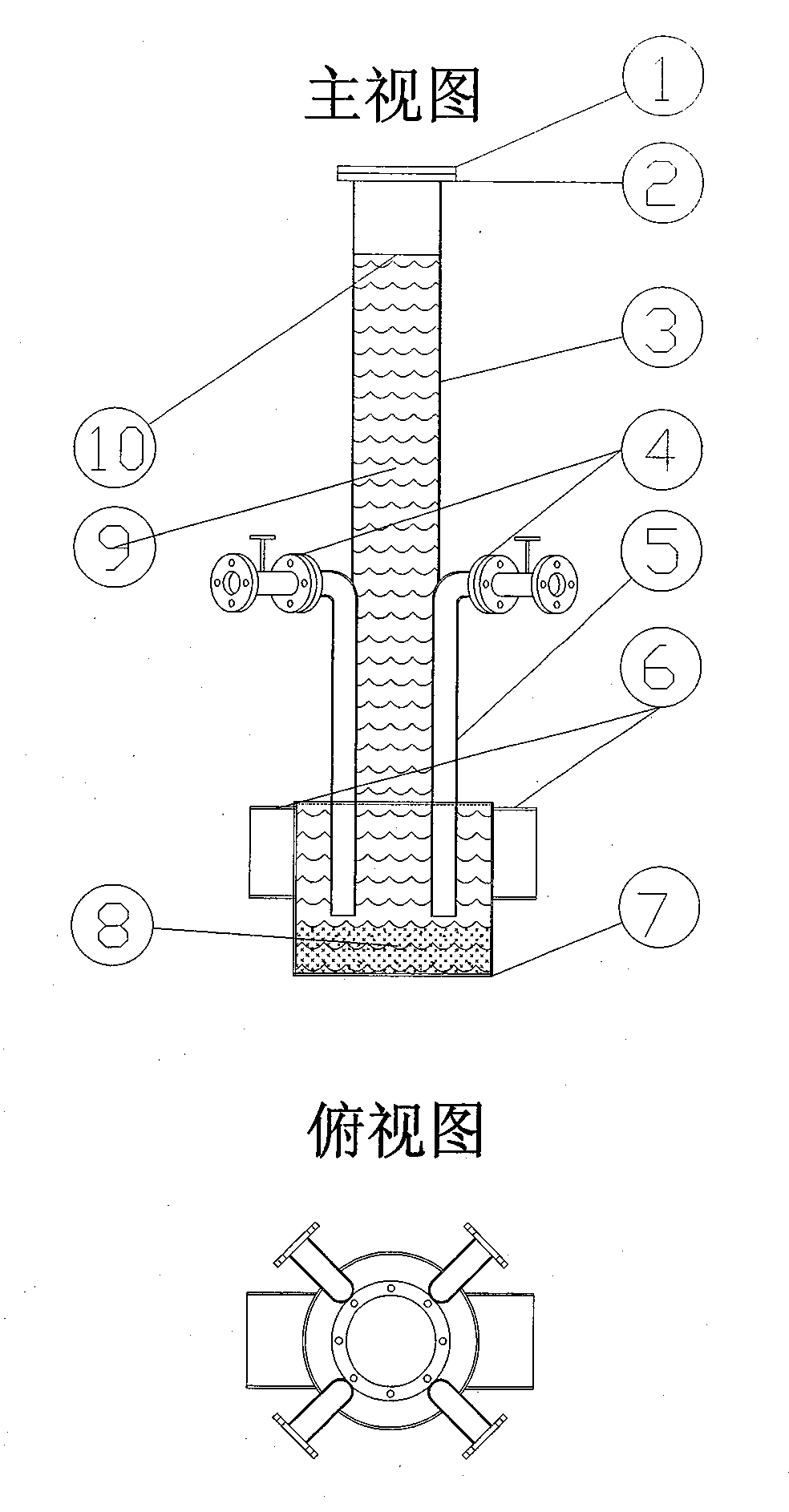 Efficient water-saving communicating vessel irrigation water source system