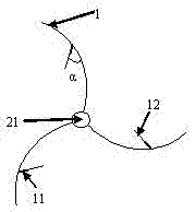 Light wind power generation device