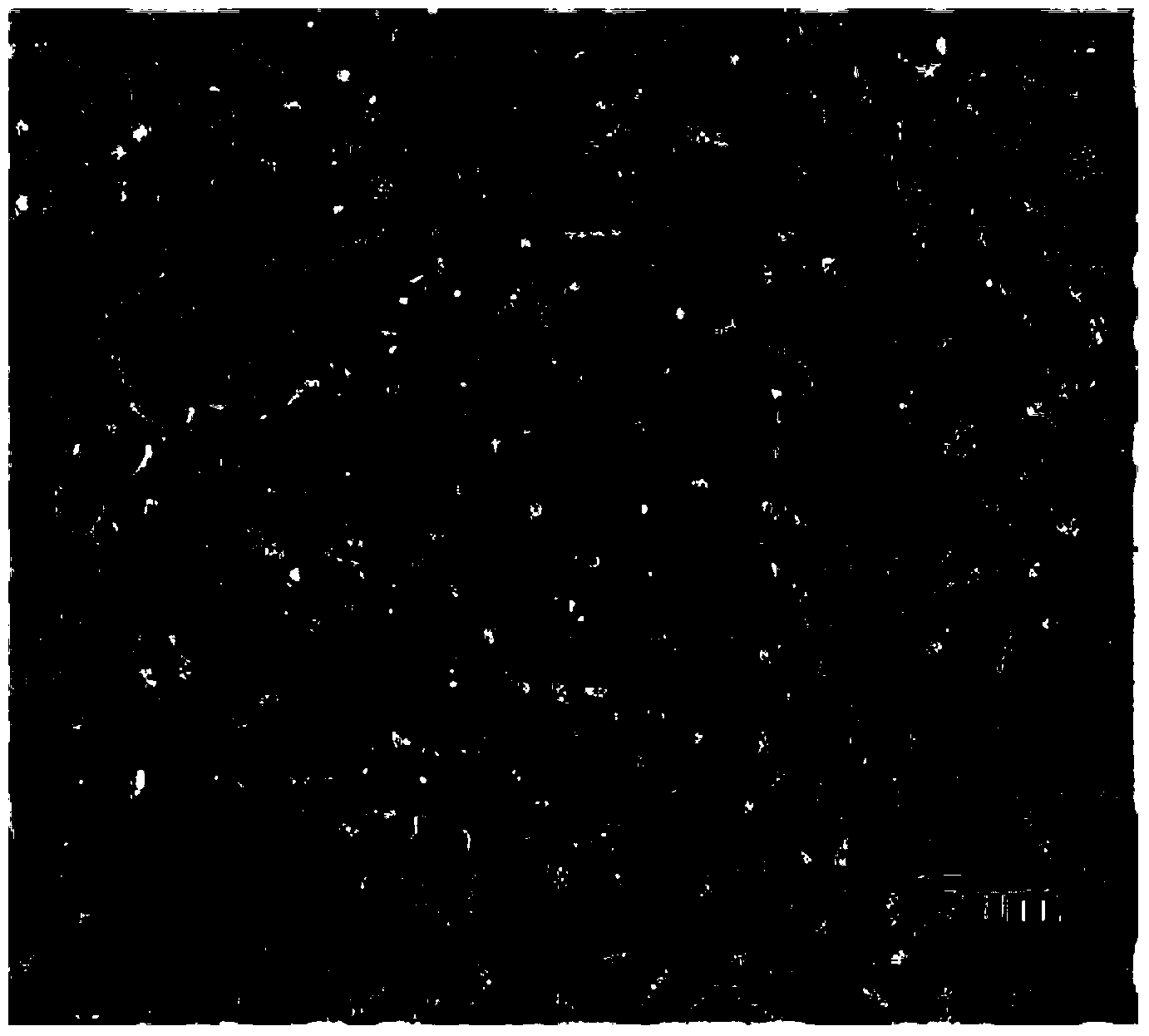 Preparation method for nitride phosphor/glass composite luminescent sheet layer