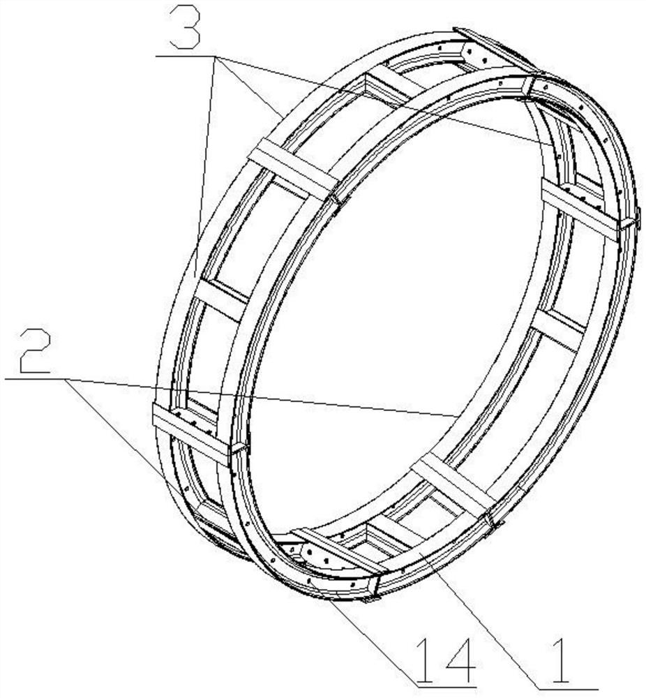 Rapid assembly type supporting bracket and supporting method