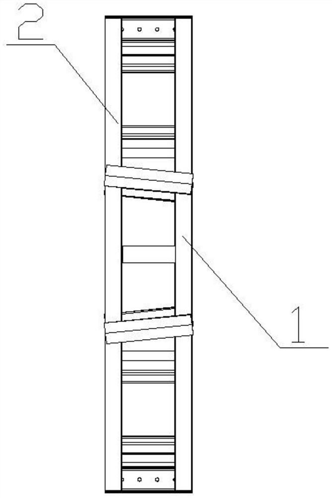 Rapid assembly type supporting bracket and supporting method