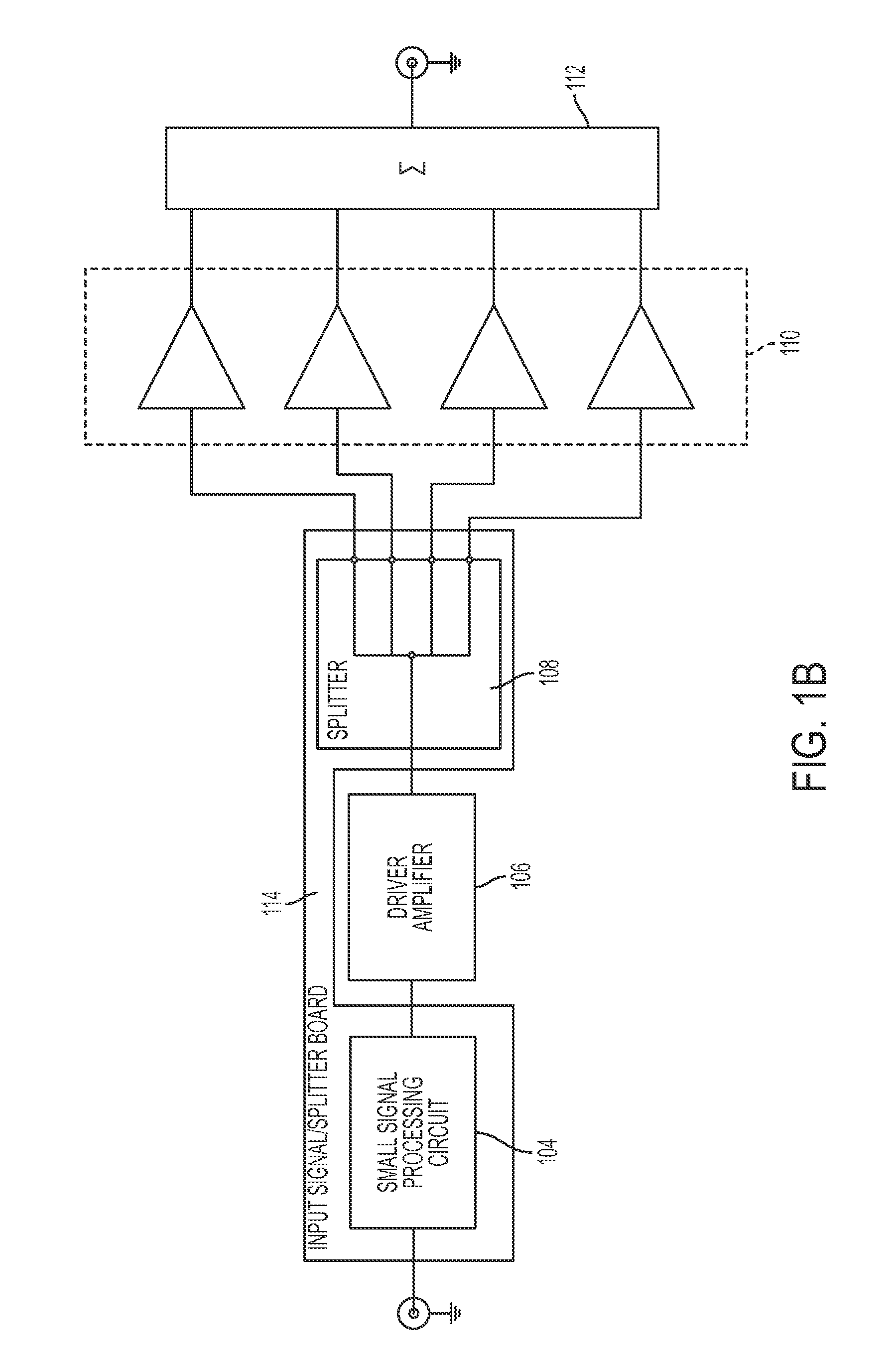 Combiner for an RF power amplifier