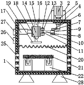 Painting device for tire rivet production