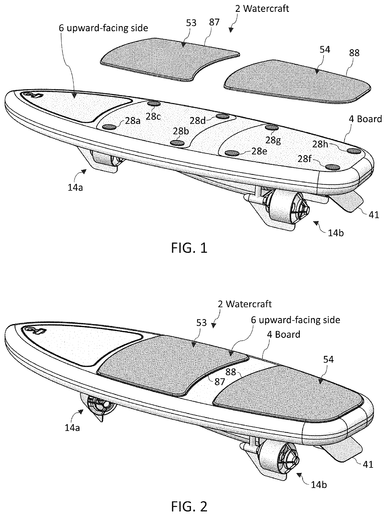 Self-balancing surfboard