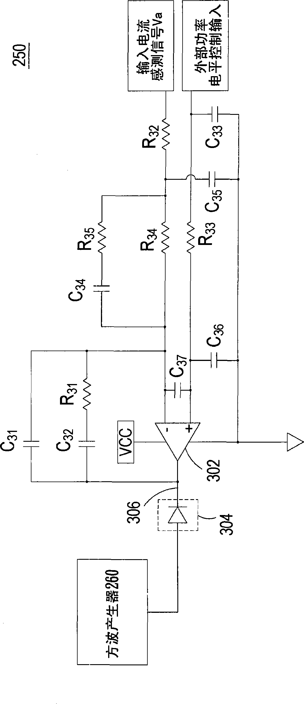 Alternating-current to direct-current converter and control circuit thereof