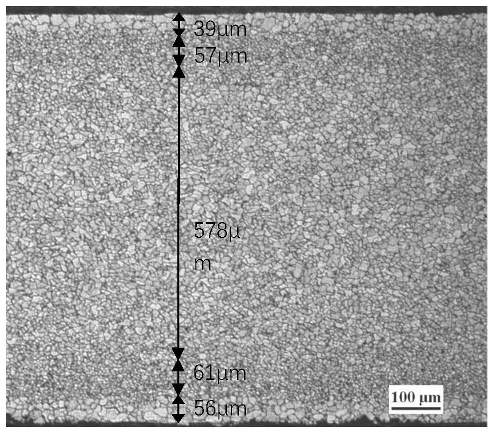 Production method of low-carbon hot-rolled thin steel plate with multi-layer organizational structure