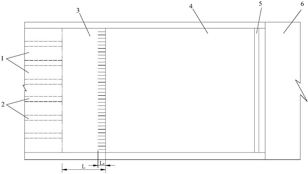 Collision combined underflow energy dissipator structure