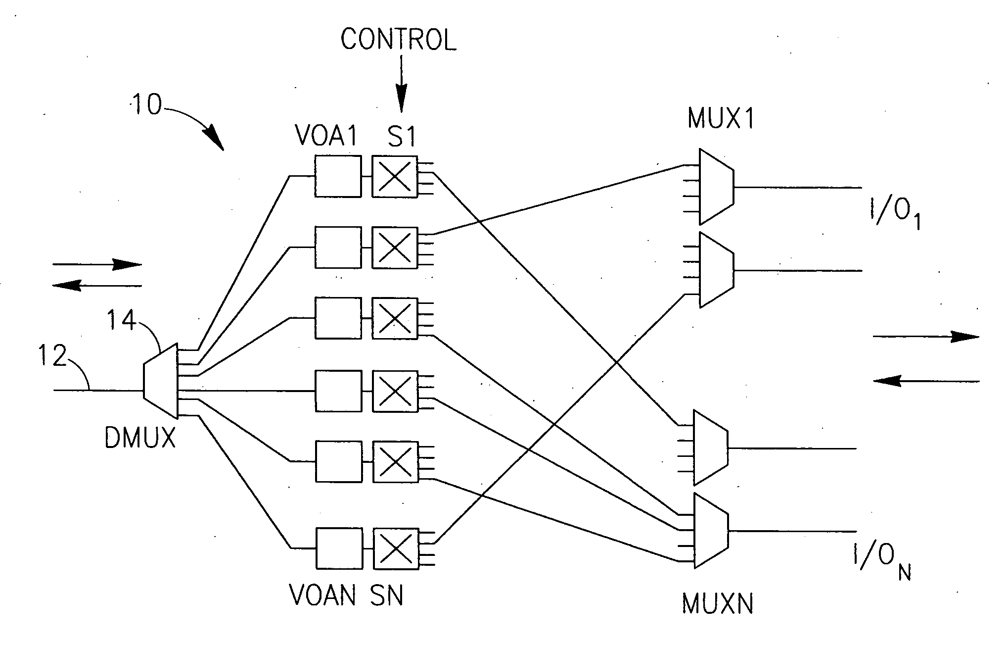 Technique for selectively changing dispersion in optical communication channels