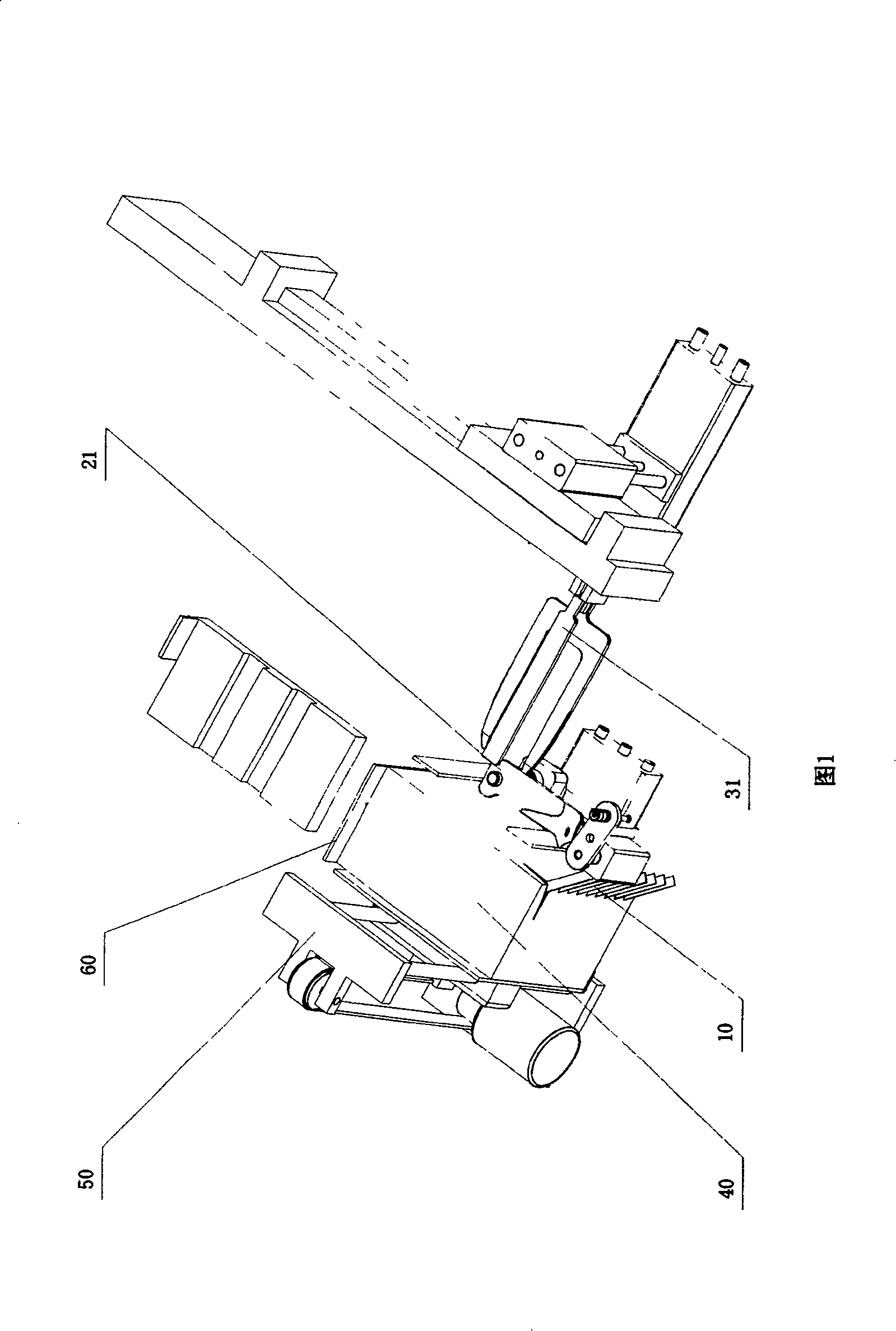 Automatic banknote counting, hundred separating, binding and packing method and production line in the said method