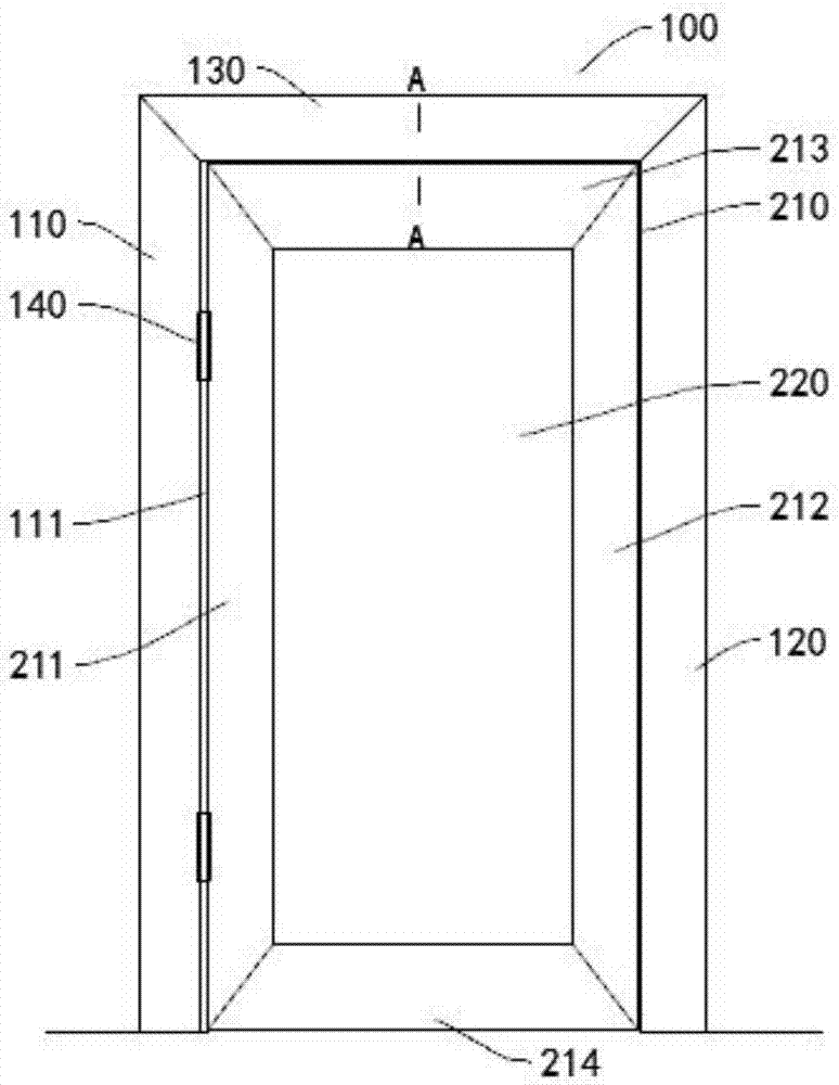 Mute wooden door