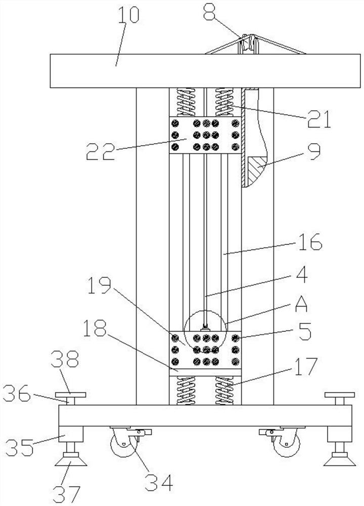 An electromagnetic force-bearing chest expanding machine