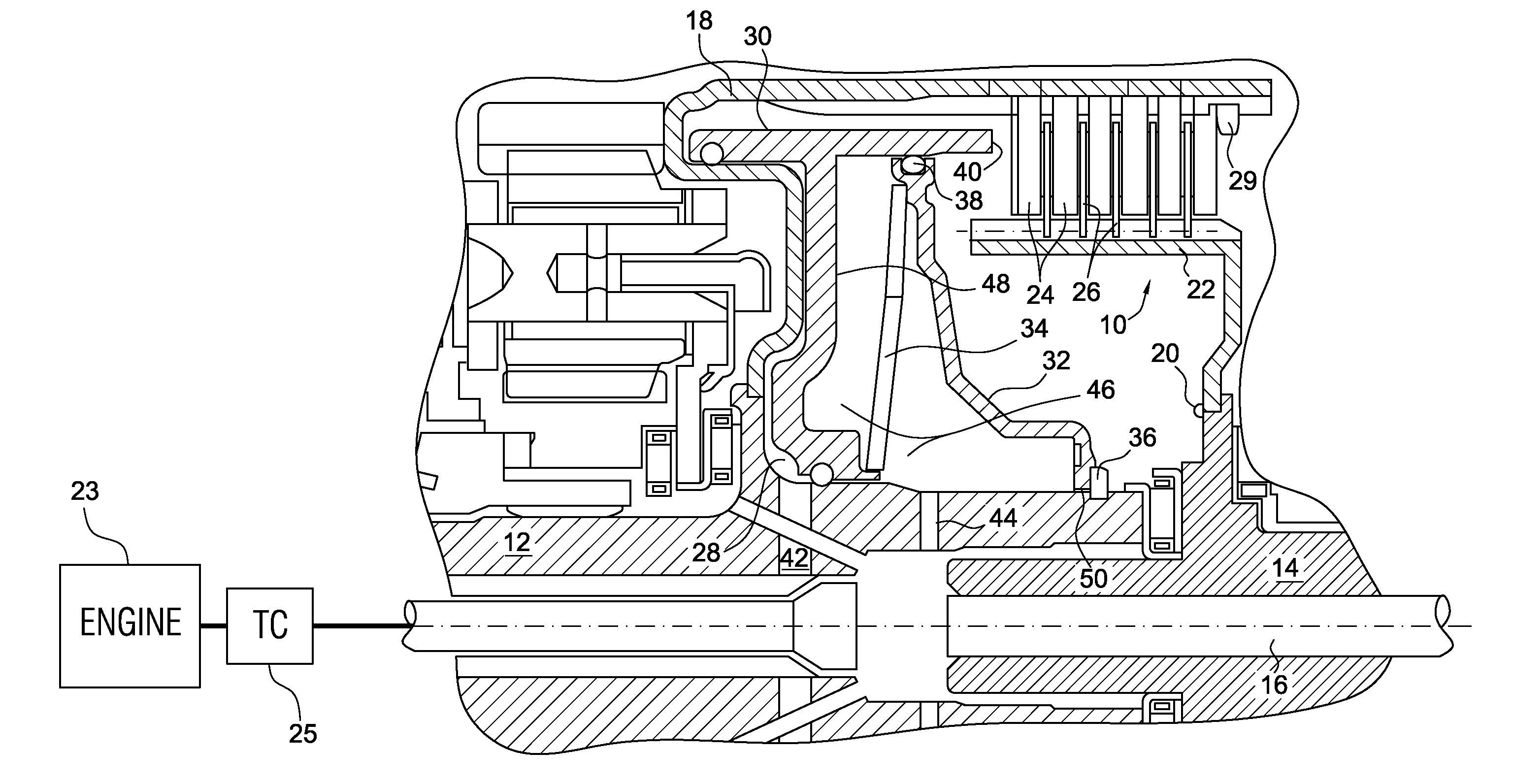 Avoiding Drift Engagement of a Hydraulic Clutch