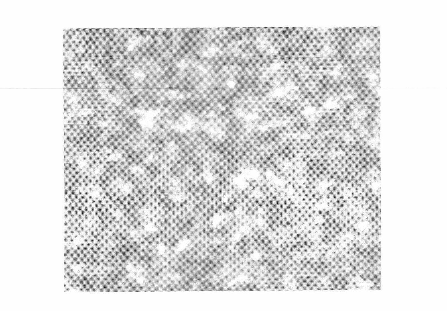 Method for preparing low-temperature polysilicon thin film material