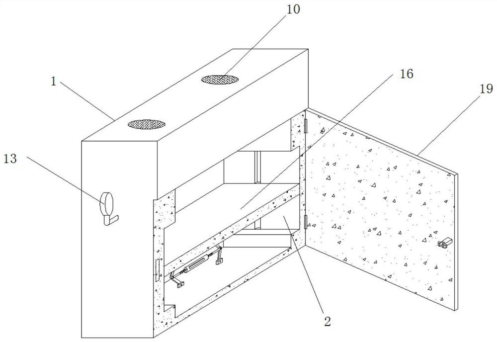 High and low temperature alternating experiment box