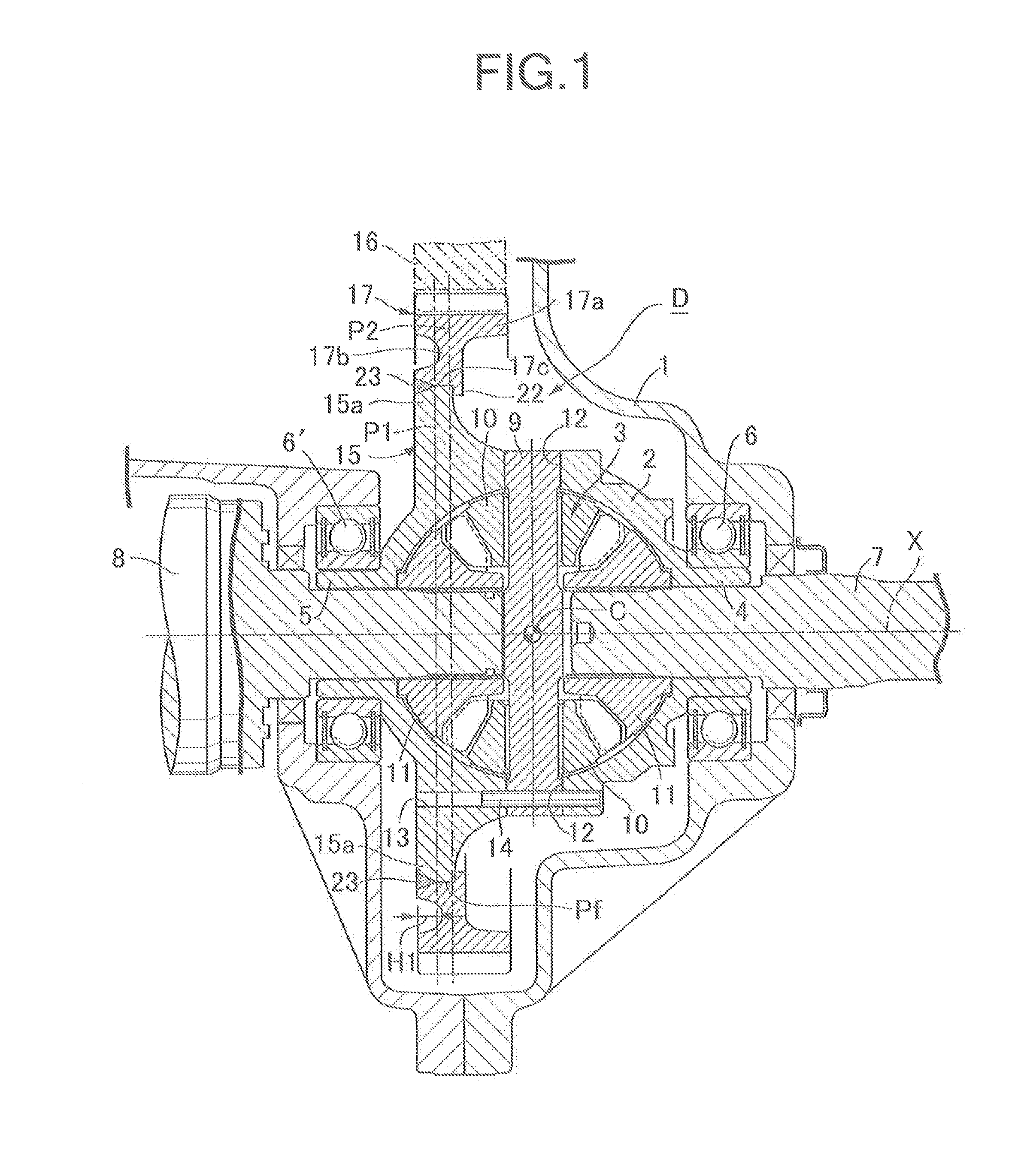 Method of manufacturing differential device