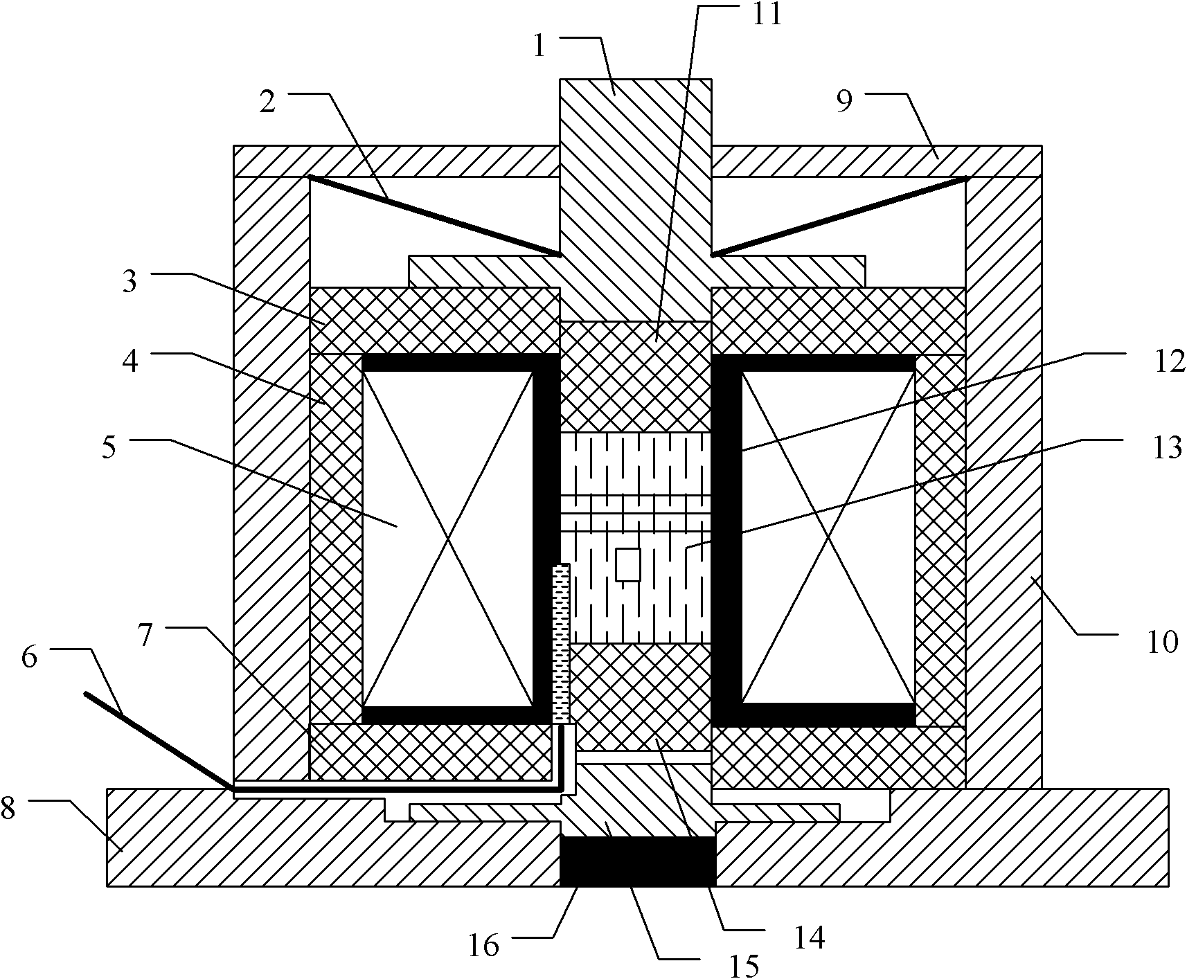 Magneto-elastic material-based electromagnetic-type micro-actuator