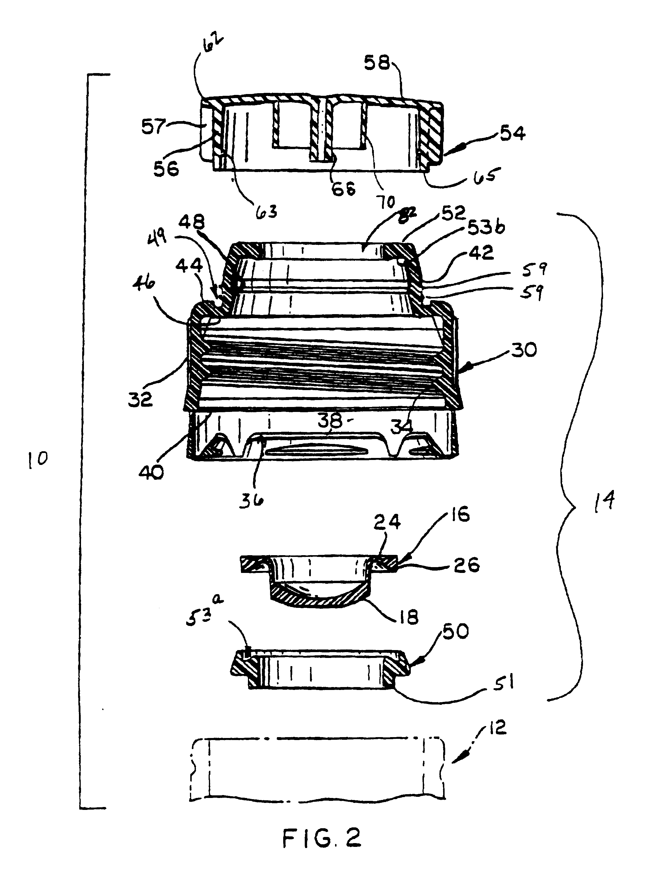 Cover for dispensing closure with pressure actuated valve