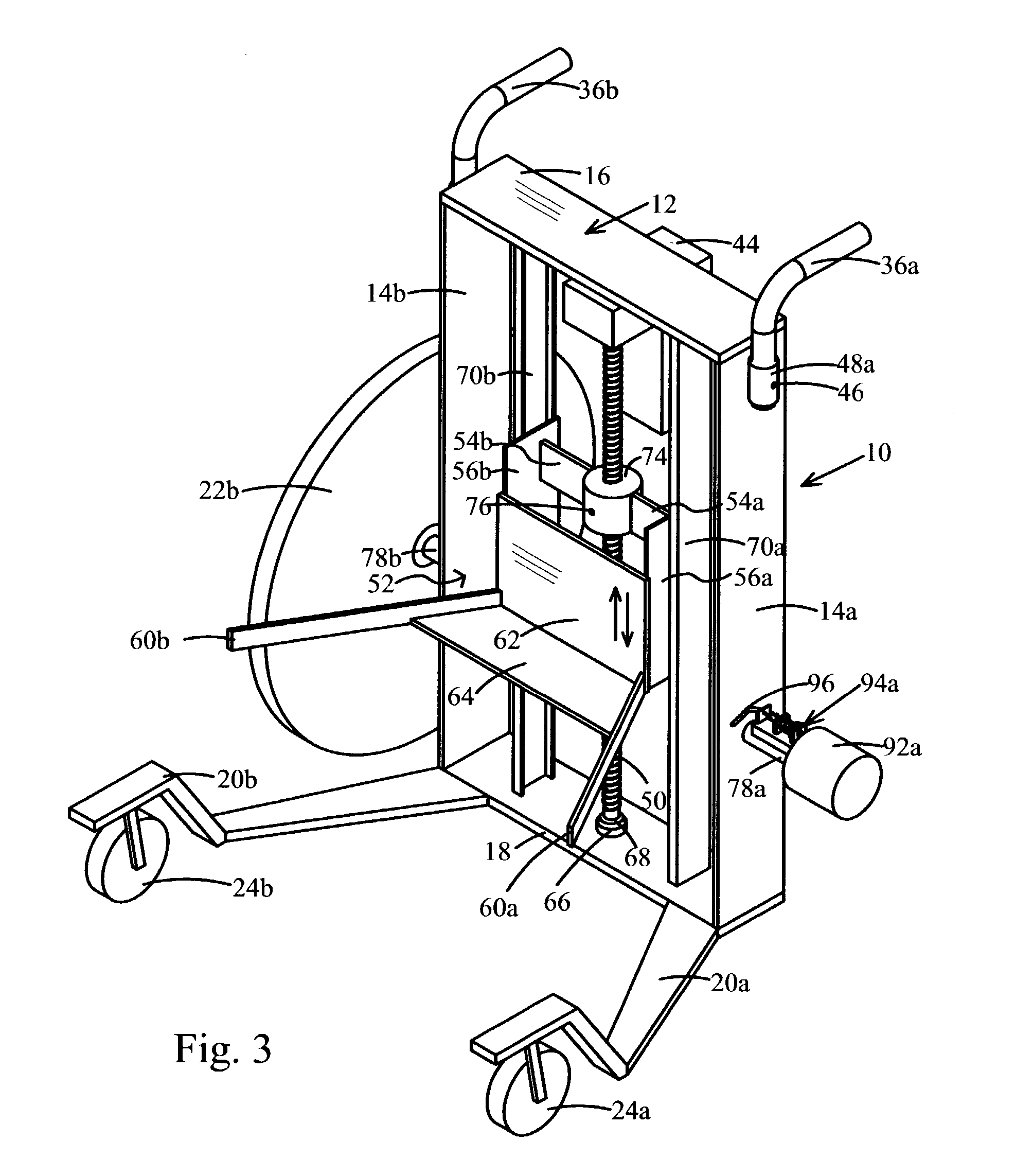 Mobile self-recovery chair