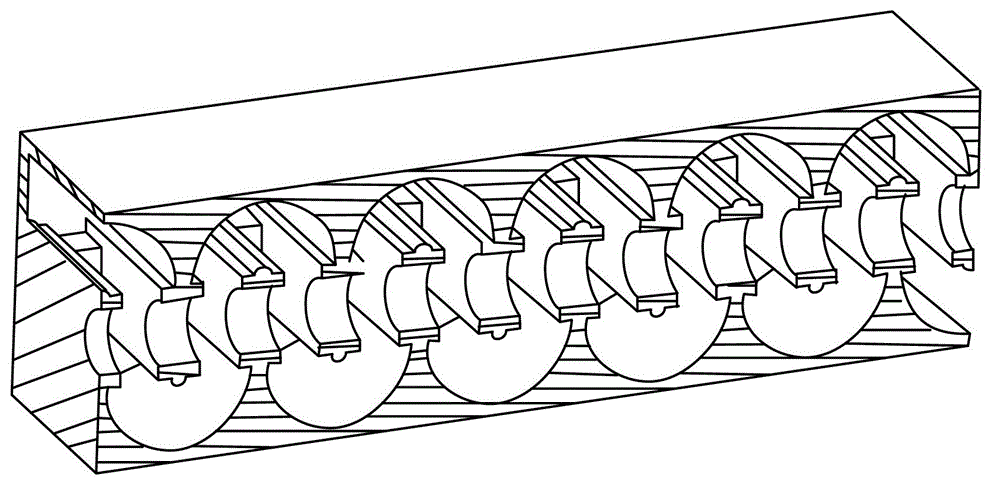 Zigzag waveguide slow-wave line