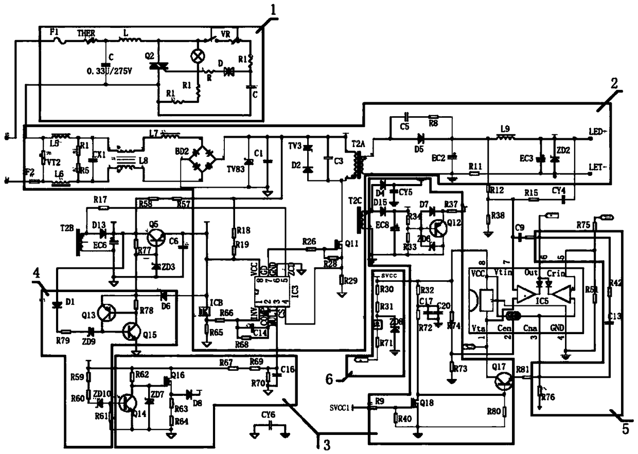 An improved thyristor dimming drive circuit for LED lamps