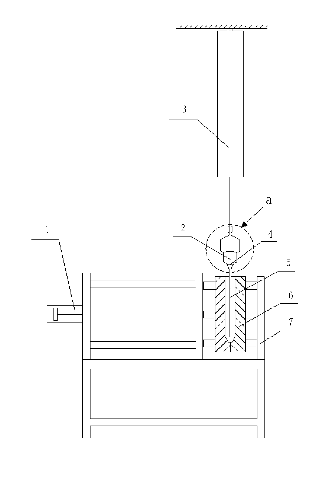 Casting method of aluminum alloy rod parts and casting equipment for realizing same