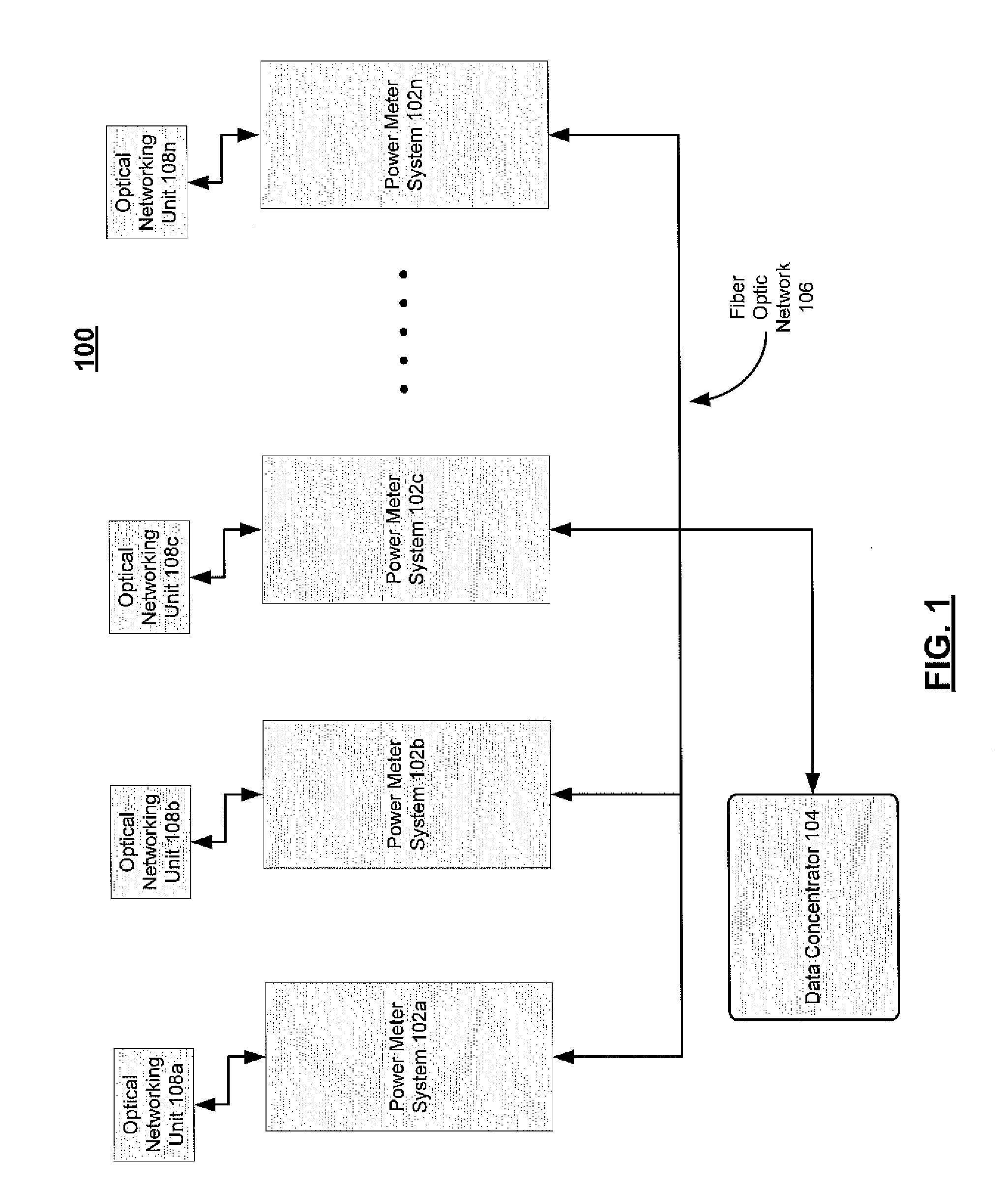 Systems and methods for communication with a smart power meter over optical fiber