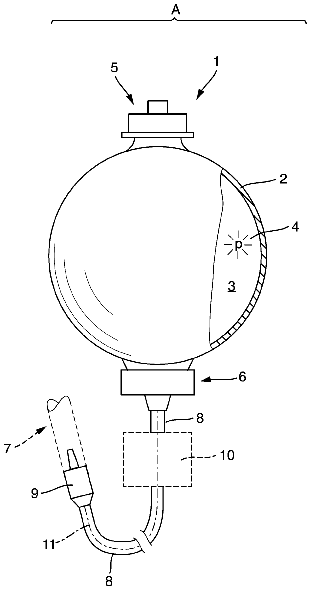 Infusion assembly for administering a medical fluid