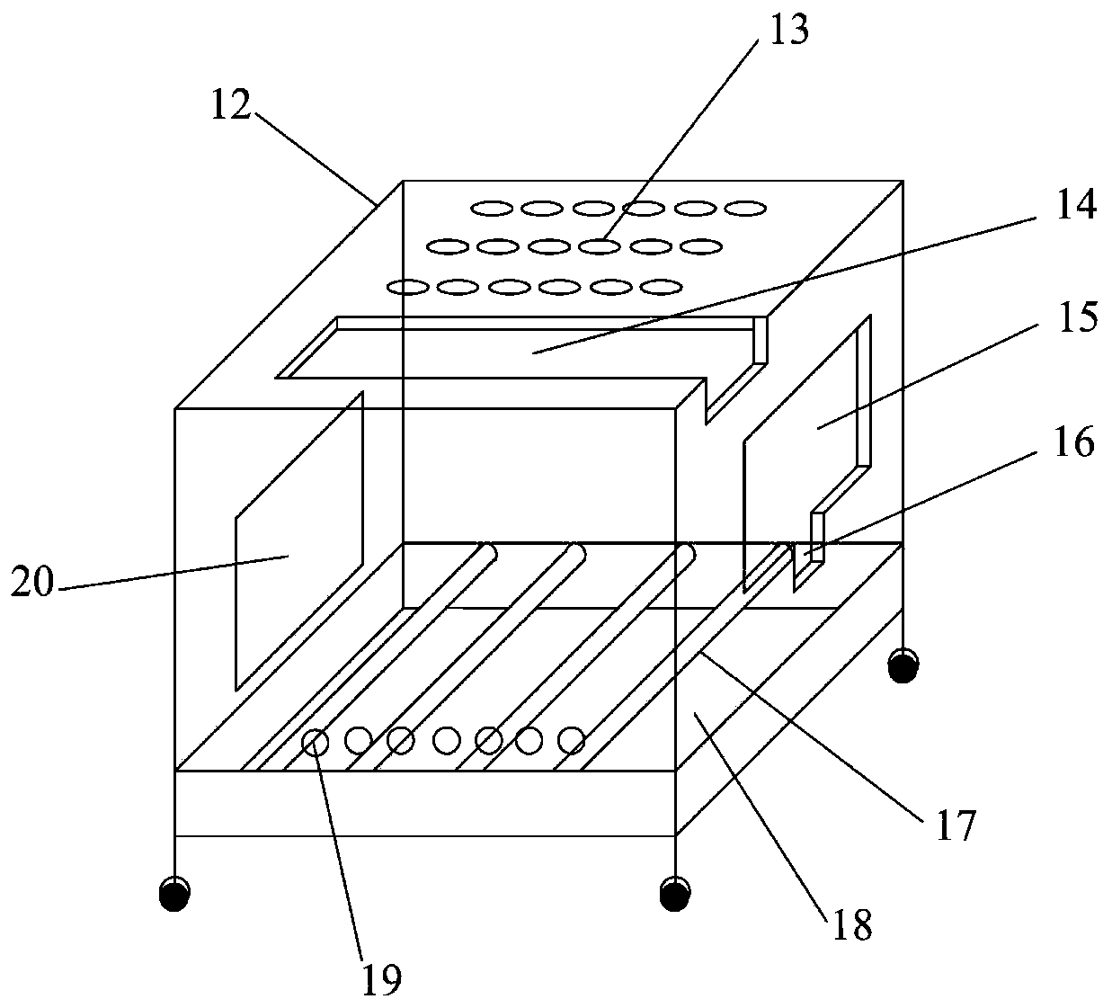 A device and test method for testing the memory function of primate experimental animals