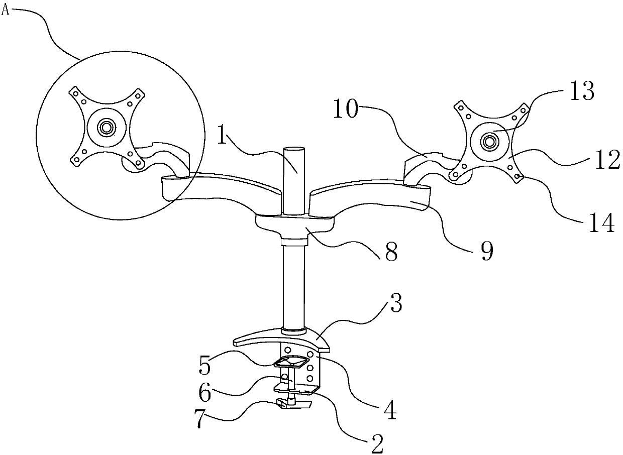 Suspension-type computer all-in-one machine