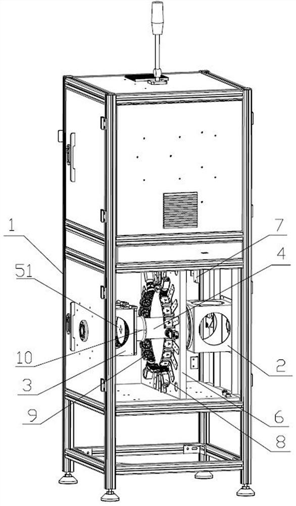 Mesh bag real-time defect detection equipment