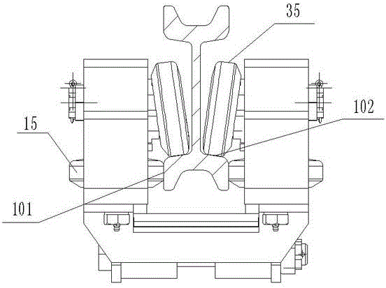 Monorail crane heavy walking trolley