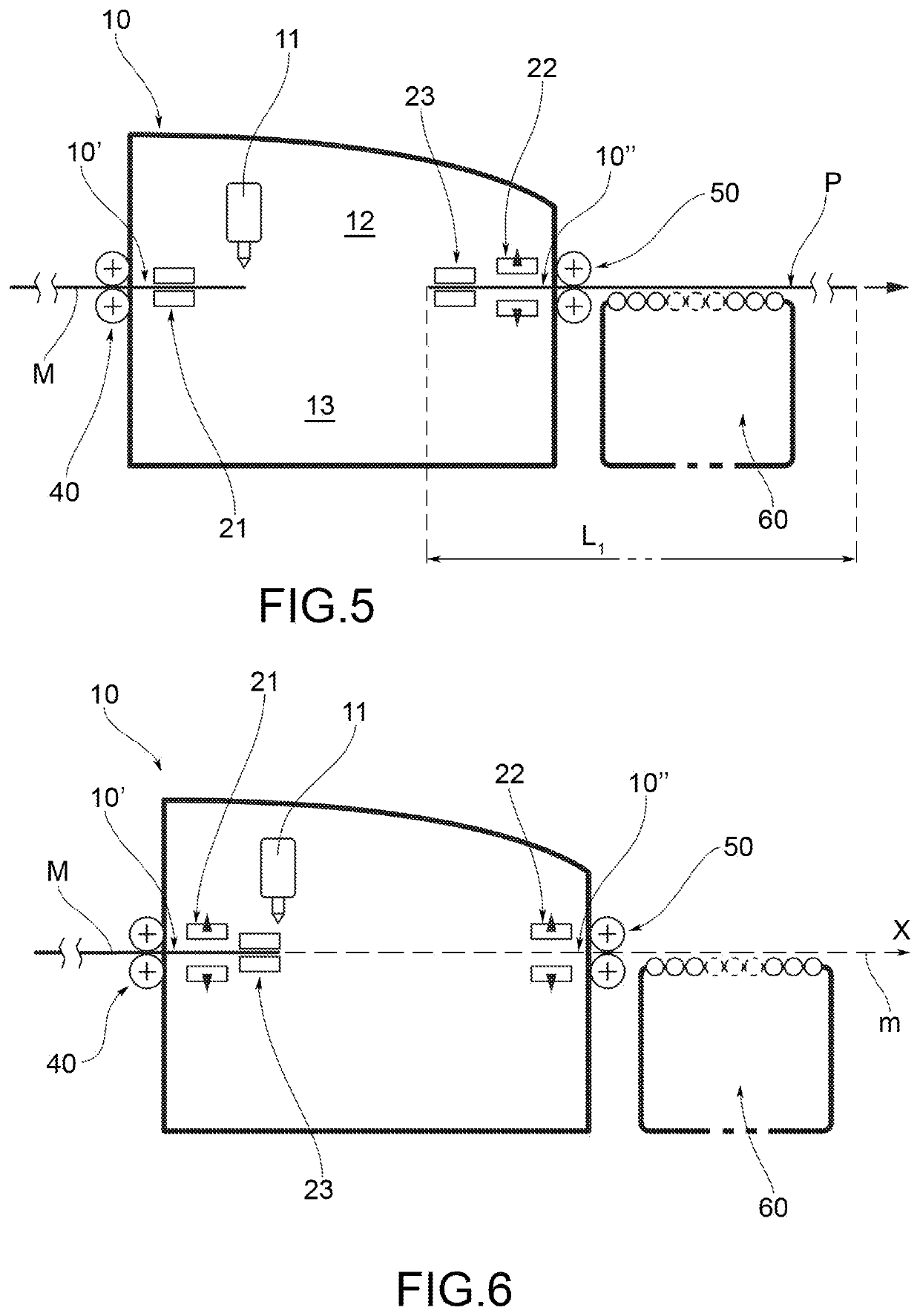 Apparatus for laser or plasma cutting of pieces of laminar material wound in coil