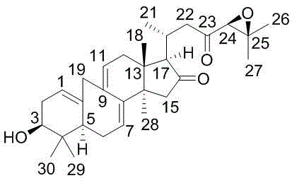 Novel triterpene compound in potentilla anserina, and preparation method and application thereof