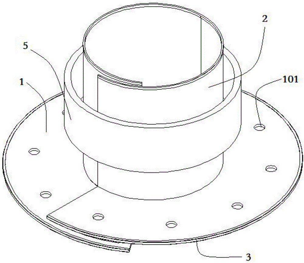 Fireproof hole-blocking protection structure for harness hole